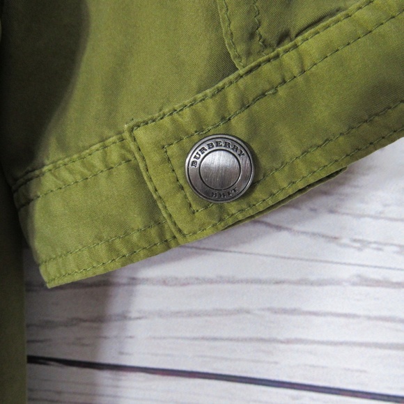 Burberry Brit Dress Womens 4 Green 100% Mulberry - Picture 6 of 8